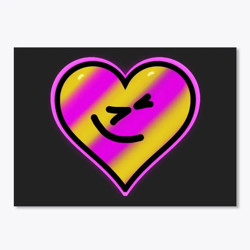 Luv Heart Emote Sticker